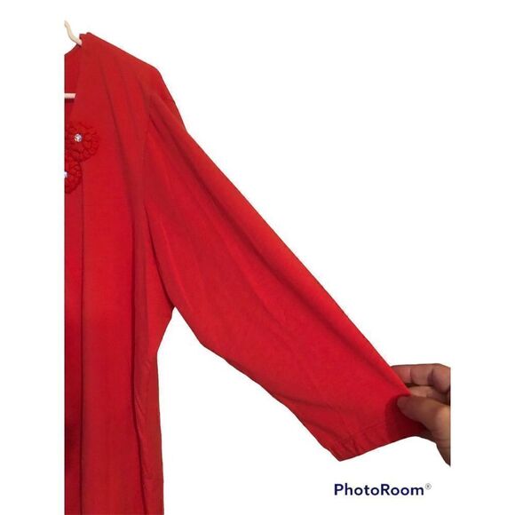 Ruby Rd Embellished Embroidery Top - Picture 3 of 5